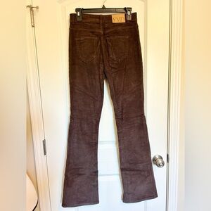 Vero Moda VMD Chocolate Corduroy flare high rise pants